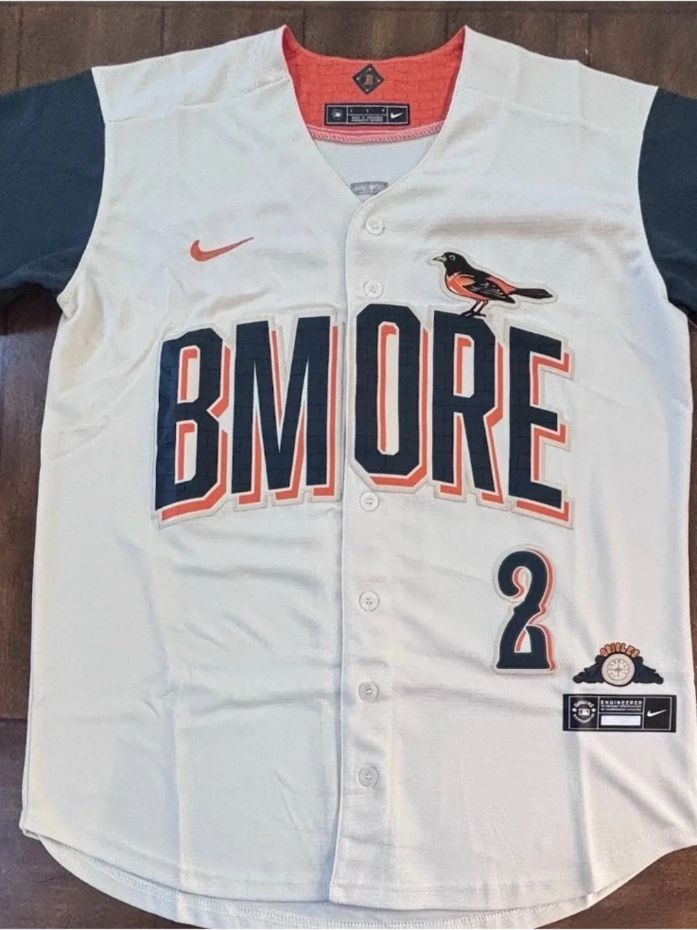 Baltimore Orioles Gunnar Henderson City Connect Jersey 2026 Adult Small
